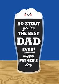 Tap to view Stout Dad Happy Birthday Card