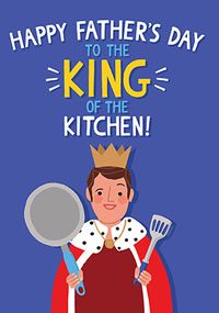 Tap to view Kitchen King Father's Day Card