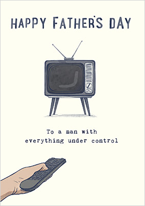 Everything Under Control Father's Day Card
