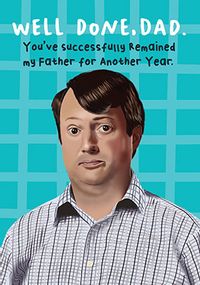 Tap to view Well Done Dad Peep Show Spoof Father's Day Card