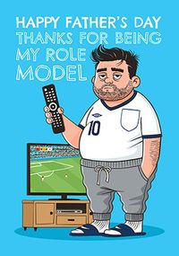 Tap to view Thanks For Being My Role Model Father's Day Card