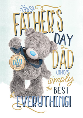 Me To You Simply The Best Dad Father's Day Card