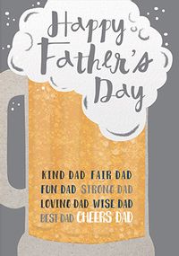 Tap to view Cheers to Dad Father's Day Card
