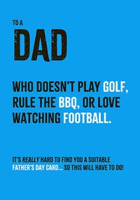 Tap to view This Will Have To Do Father's Day Card