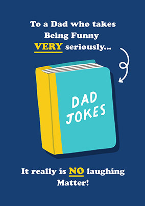 Book of Dad Jokes Father's Day Card