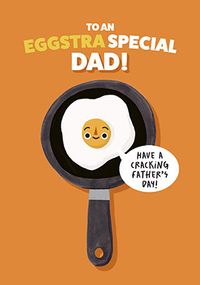 Tap to view Eggstra Special Dad Father's Day Card