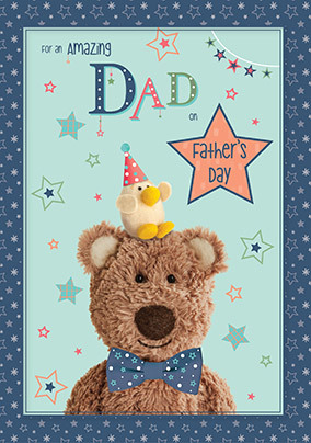 Barley Bear Dad Father's Day Card