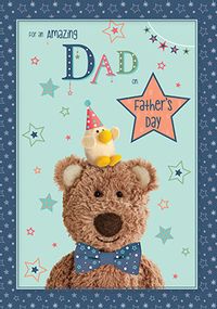 Tap to view Barley Bear Dad Father's Day Card