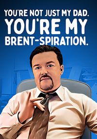 Tap to view The Office Spoof You're My Brent-spiration Father's Day Card