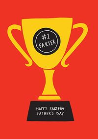Tap to view #1 Farter Father's Day Card