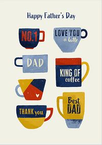 Tap to view Happy Father's Day Coffee Dad Card
