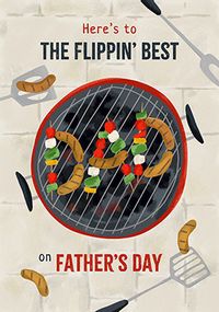 Tap to view Flippin' Best Dad BBQ Father's Day Card