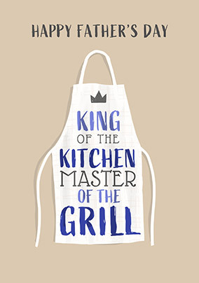Master of the Grill Father's Day Card