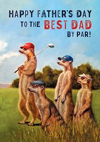 Tap to view Lucia Heffernan Best Dad By Par Father's Day Card