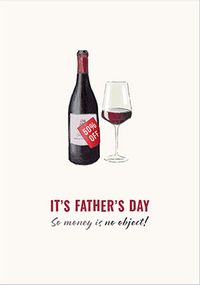 Tap to view Discount Wine Father's Day Card