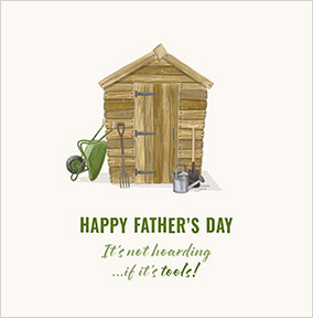 Garden Shed Father's Day Card