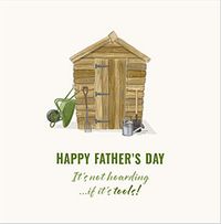 Tap to view Garden Shed Father's Day Card