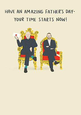 Your Time Starts Now Father's Day Card