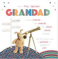 Tap to view Boofle Grandad Square Father's Day Card