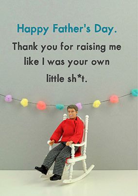 Photo of Your Own Little Sh*t Father's Day Card