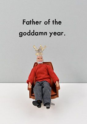 Photo of Father Of The Goddamn Year Father's Day Card