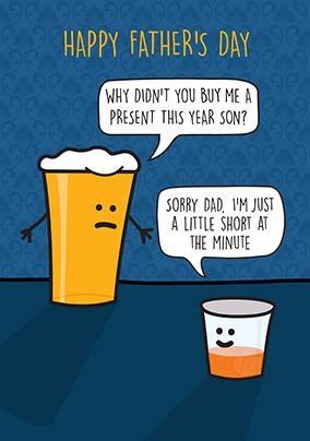 Photo of A Little Short Father's Day Card