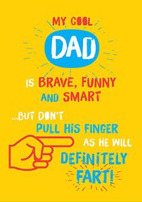 Tap to view Pull My Finger Father's Day Card