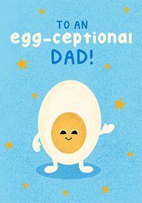Tap to view Egg-ceptional Dad Father's Day Card