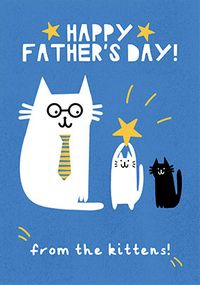 Tap to view Happy Father's Day From The Kittens Card