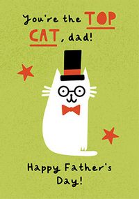 Tap to view You're The Top Cat Dad Father's Day Card