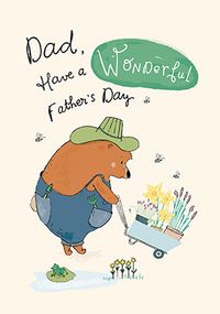 Tap to view Dad Have A Wonderful father's Day Tibbe Bear Card