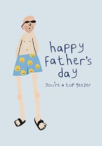 Tap to view Top Geezer Father's Day Card