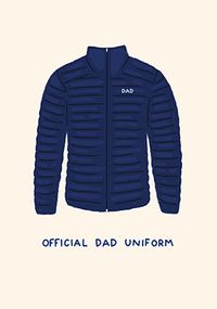 Tap to view Official Dad Uniform Father's Day Card
