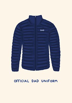 Photo of Official Dad Uniform Father's Day Card