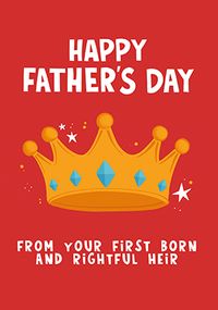 Tap to view Happy Father's Day From Your Heir Card