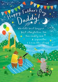 Tap to view Stargazing Father's Day Daddy Verse Card