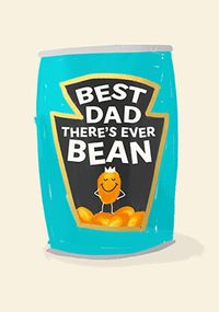 Tap to view Best Dad There's Ever Bean Father's Day Card