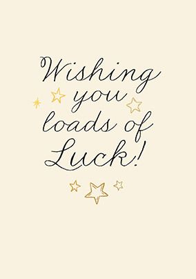 Photo of Wishing You Loads of Luck Card