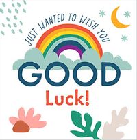 Tap to view Just wanted to wish you Good Luck Square Card