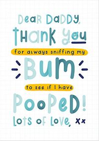 Tap to view Poop Checker Father's Day Card