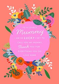 Tap to view Cancer Research UK Mummy Thank You Card