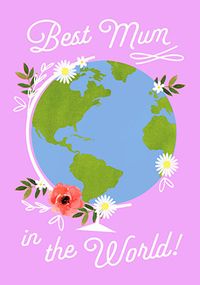 Tap to view Cancer Research UK Best Mum In The World Birthday Card