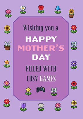Cosy Gaming Mother's Day Card