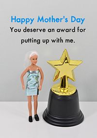 Tap to view You Deserve An Award Bold & Bright Mother's Day Card