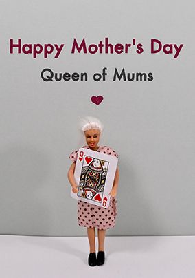 Photo of Bold & Bright Queen Of Mums Mother's Day Card