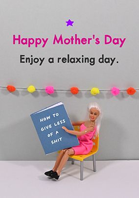 Photo of Bold & Bright Relaxing Mother's Day Card