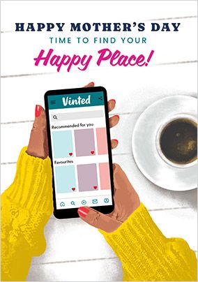 Photo of Your Happy Place Mother's Day Card