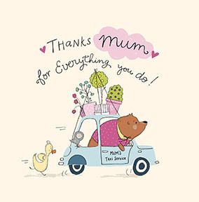Photo of Thanks For Everything Mum Square Mother's Day Card