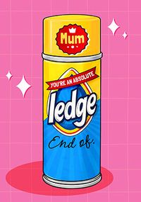 Tap to view Ledge Spoof Mother's Day Card