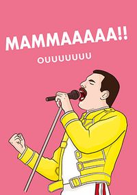 Tap to view Mamaaaaa!! Freddie Mercury Spoof Mother's Day Card